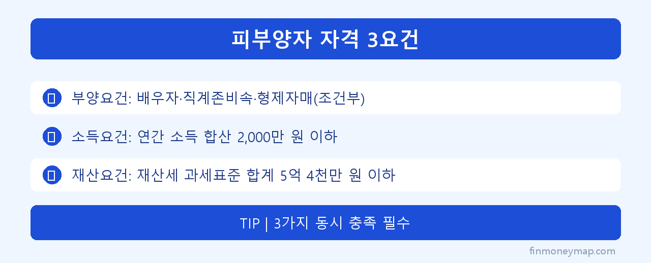 건강보험 피부양자 소득 합산 기준 인포그래픽 2026